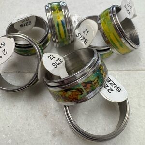 Colorful Stainless Steel Rings